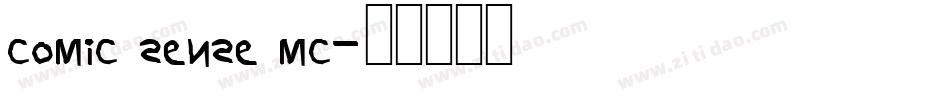 comic sense mc字体转换